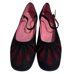 Hispanitas black Mary Jane or T-strap ballerina flat Shoes EUC